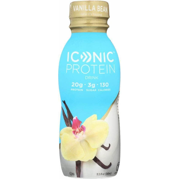 Iconic Protein Drink Vanilla Bean, 11.5 fl oz (Case of 4)