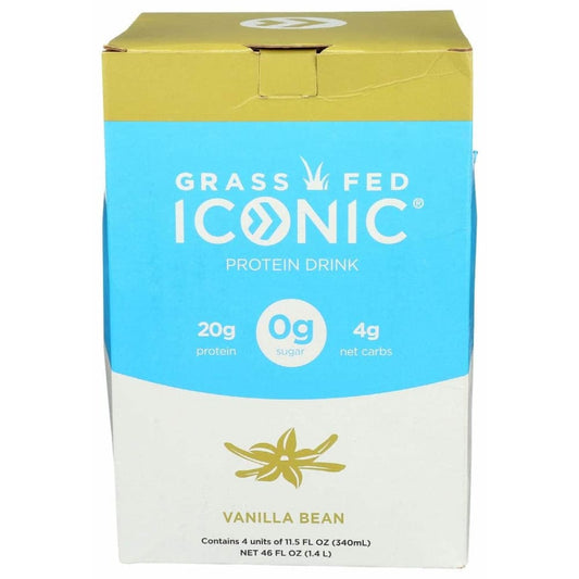 ICONIC ICONIC Protein Drink Vanilla Bean 4Pack, 46 fo