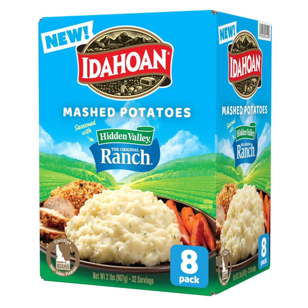 Idahoan Hidden Valley Ranch Mashed Potatoes (8 pk.) - Rice Pasta & Boxed Meals - Idahoan