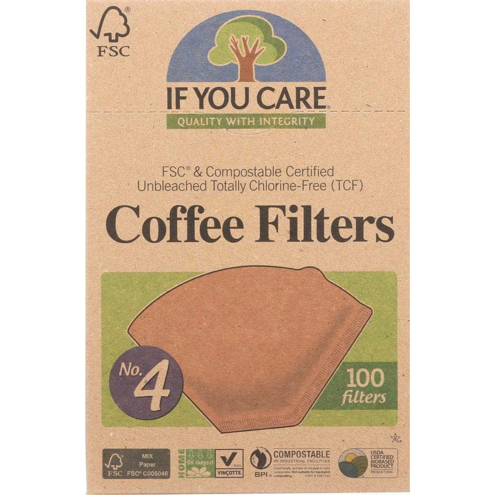 If You Care If You Care Coffee Filters No. 4 Size, 100 Filters