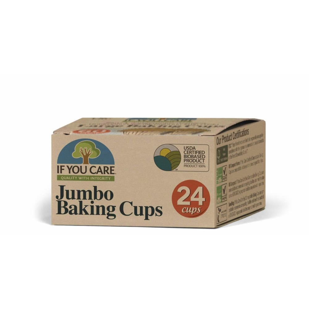 If You Care If You Care Jumbo Baking Cups, 24 pc