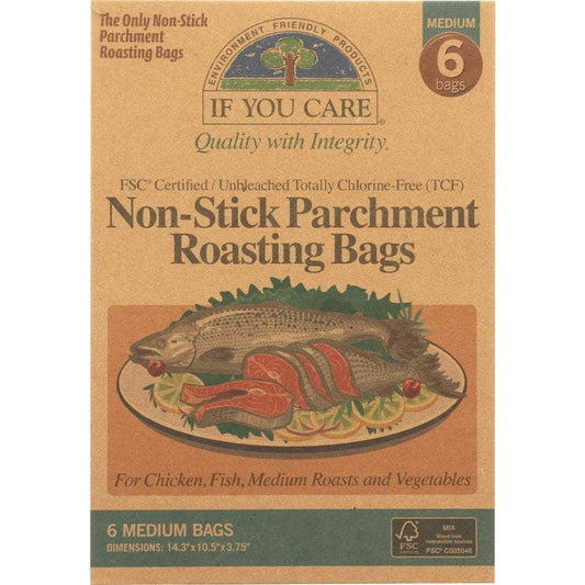 IF YOU CARE If You Care Non-Stick Parchment Roasting Bags Medium, 6 Bg