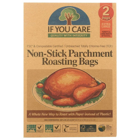 IF YOU CARE If You Care Parchment Rstng Bag Xlrge, 2 Ea