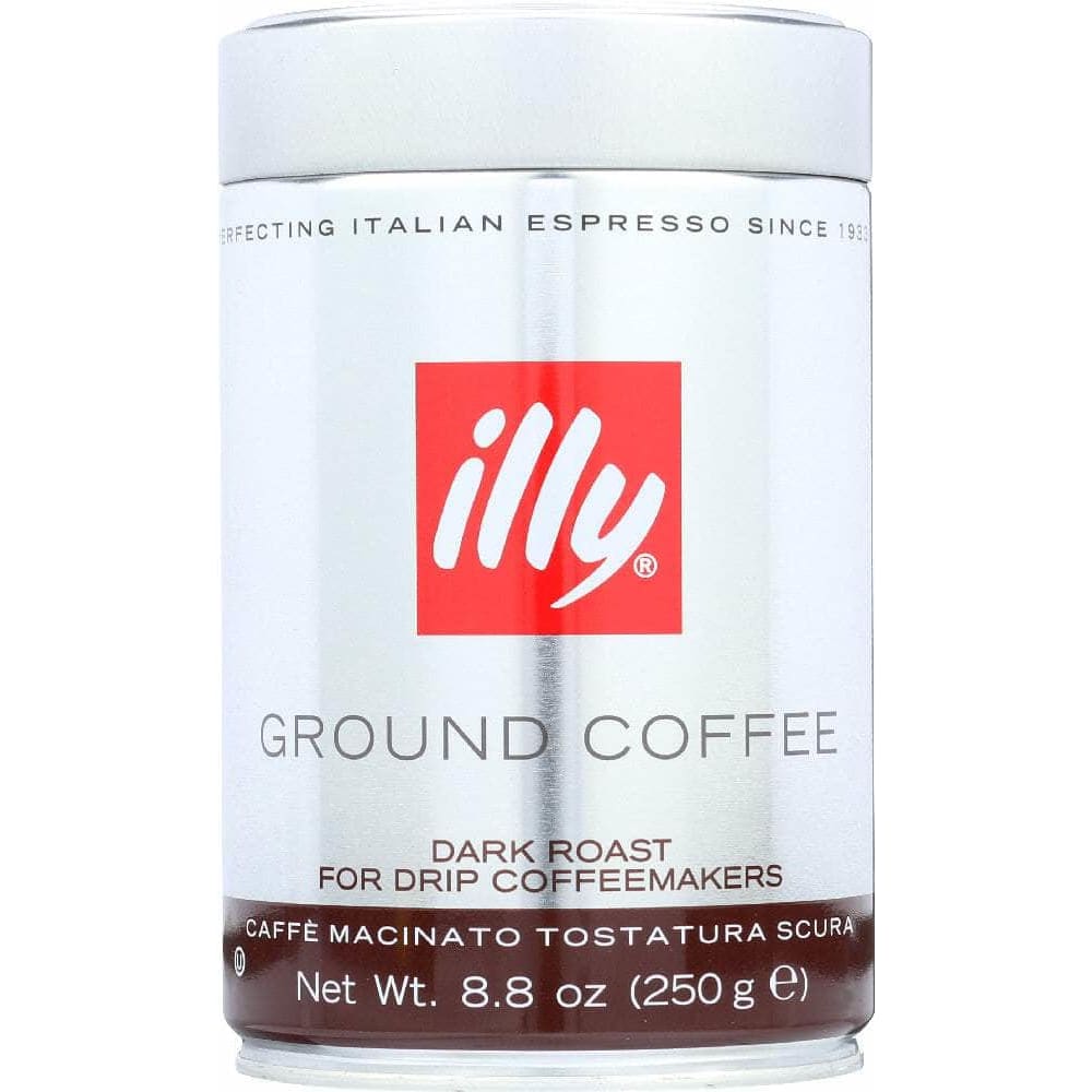 Illy Illycaffe Ground Drip Dark Roast Coffee, 8.8 oz