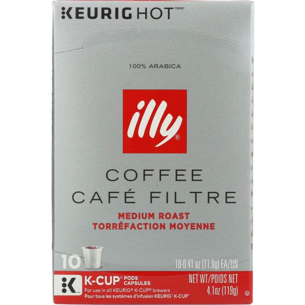 Illy Illycaffe K-cup Medium Roast Coffee, 10 pc