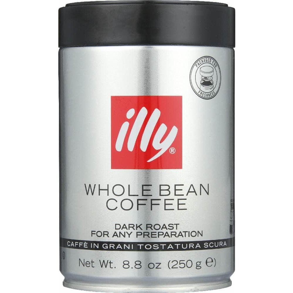 Illy Illycaffe Whole Bean Dark Roast Coffee, 8.8 oz