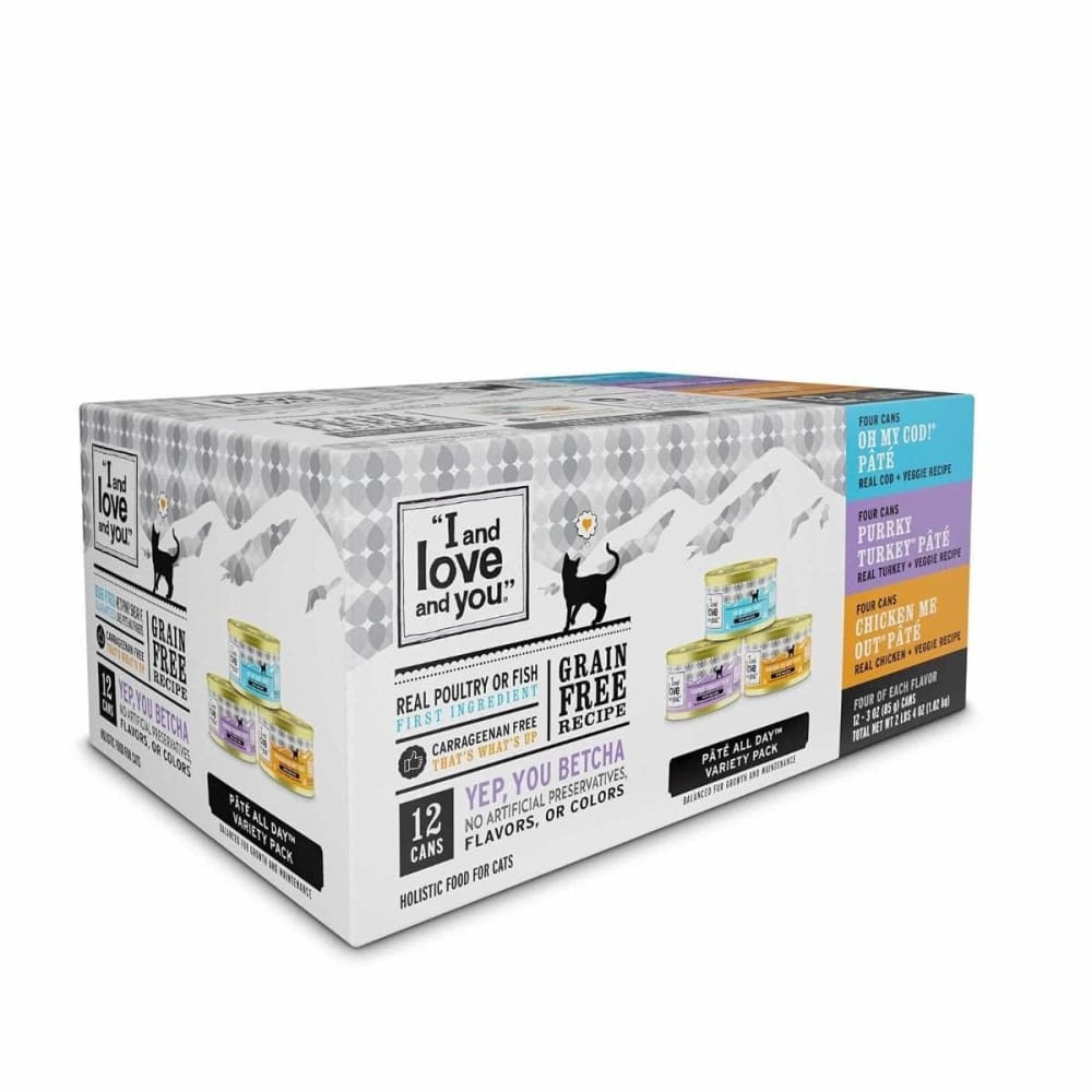 I And Love And You I&Love&You Canned Cat Food Variety Pack, 36 oz