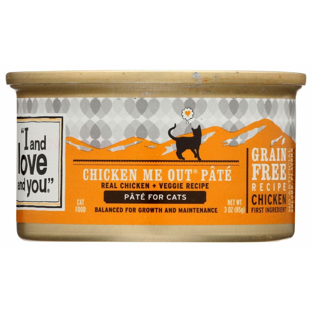 I&LOVE&YOU I&LOVE&YOU Chicken Me Out Pate Cat Food, 3 oz