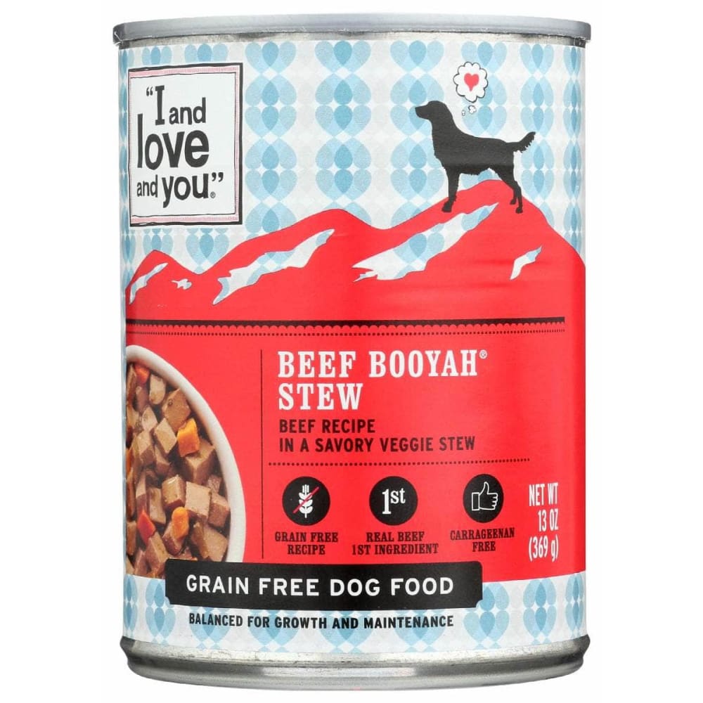I&LOVE&YOU I&LOVE&YOU Dog Food Can Beef Booyah Stew, 13 oz
