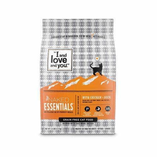 I And Love And You I&Love&You Naked Essentials Kibble Chicken & Duck Cat Food, 3.4 lb
