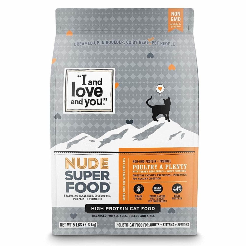 I And Love And You I&Love&You Nude Food Poultry a Plenty Cat Food, 5 lb