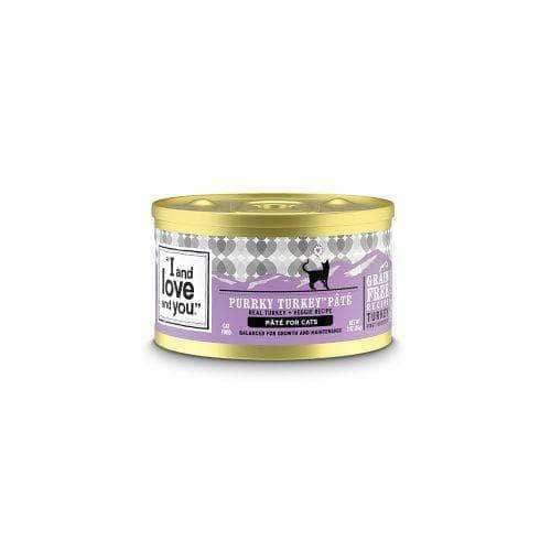 I And Love And You I&Love&You Purrky Turkey Pate Cat Food Can, 3 oz