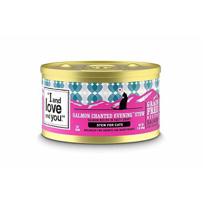 I And Love And You I&Love&You Salmon Chanted Evening Stew Cat Food Can, 3 oz