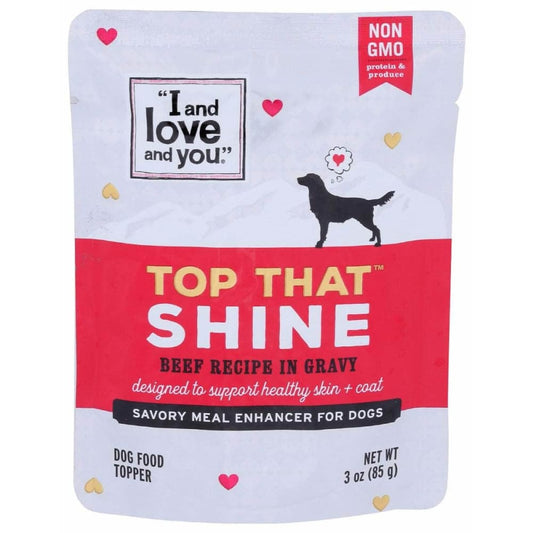 I&LOVE&YOU I&LOVE&YOU Top That Shine Beef Recipe Meal Enhancers, 3 oz