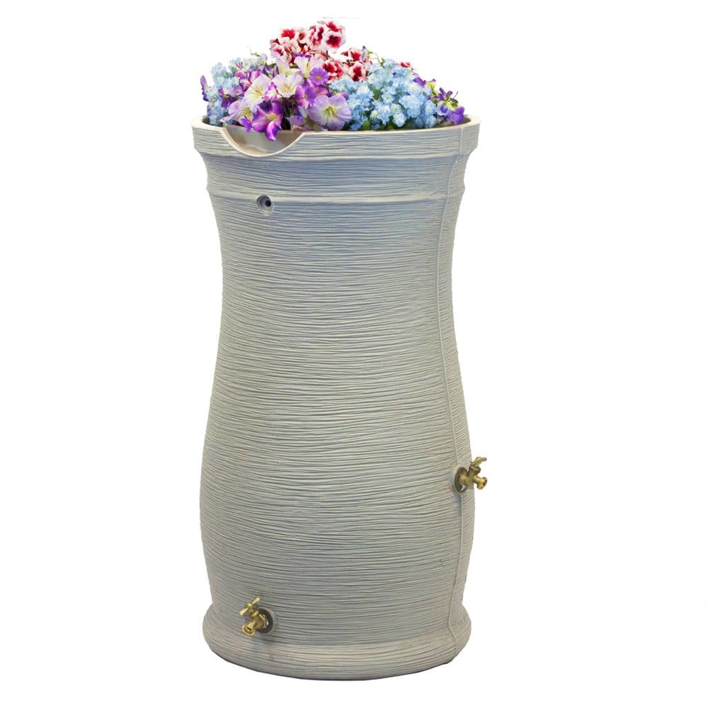Impressions Capri 50-Gallon Rain Saver - Sandstone - Composters & Rain Barrels - ShelHealth