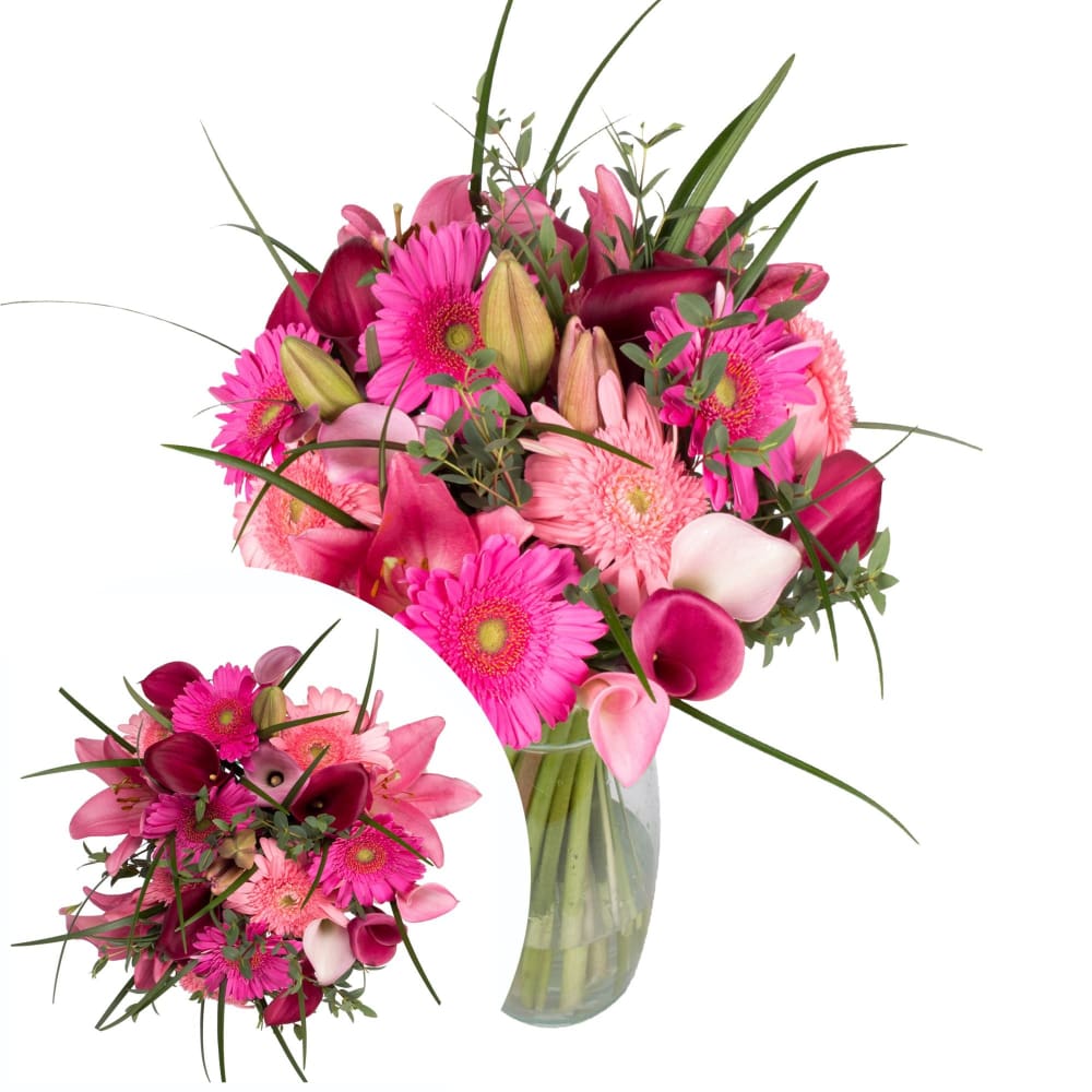 InBloom Pink Possibilities Bouquet 33 Stems - InBloom