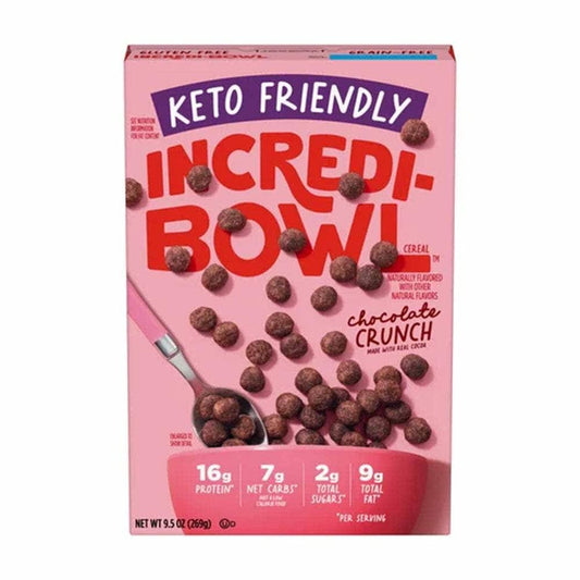 INCREDI-BOWL Grocery > Breakfast > Breakfast Foods INCREDI-BOWL: Chocolate Crunch Cereal, 9.5 oz