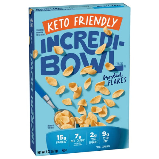 INCREDI BOWL Grocery > Breakfast > Breakfast Foods INCREDI-BOWL Frosted Flakes Cereal, 8 oz