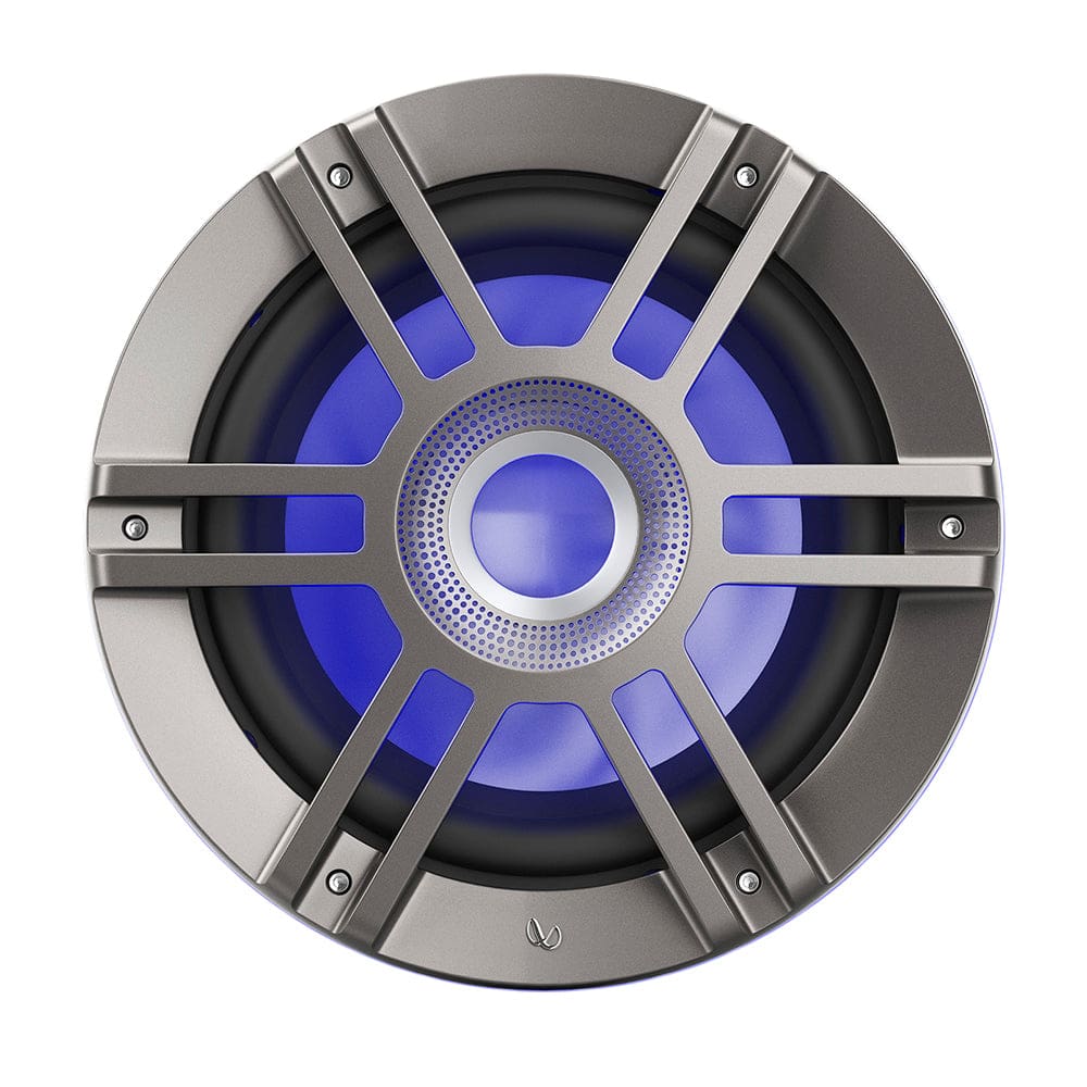 Infinity 10 Marine RGB Kappa Series Speakers - Titanium/ Gunmetal - Entertainment | Subwoofers - Infinity