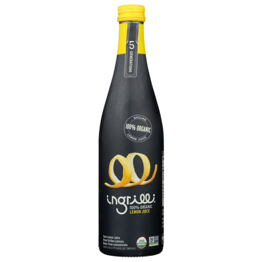 INGRILLI: Organic Lemon Juice 16.9 fo (Pack of 4) - Grocery > Beverages > Juices - INGRILLI
