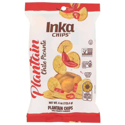 INKA: Plantain Chips Chile Picante Flavor 3.5 oz (Pack of 5) - Grocery > Snacks > Chips > Vegetable & Fruit Chips - INKA