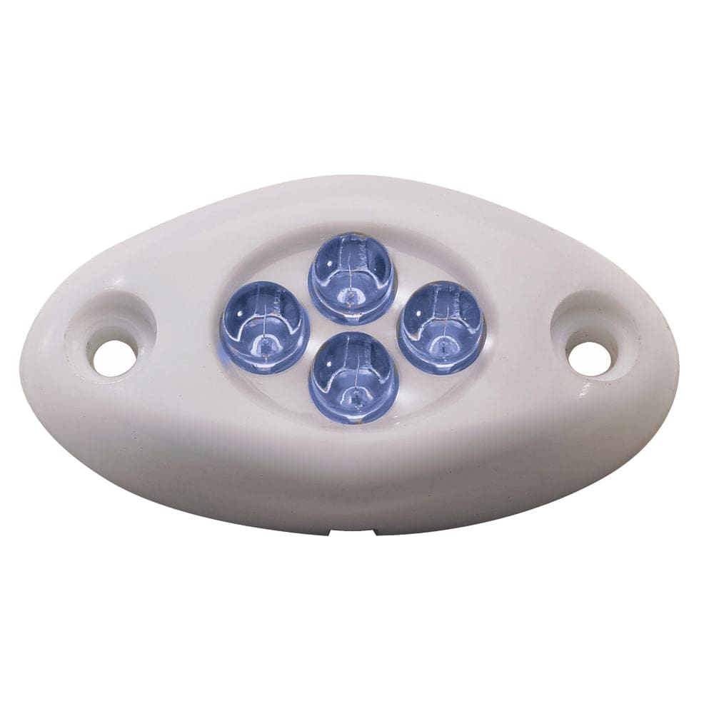 Innovative Lighting Courtesy Light - 4 LED Surface Mount - Blue LED/ White Case (Pack of 2) - Lighting | Interior / Courtesy Light -
