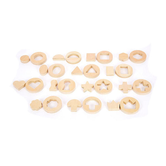 Inside Outside Wooden Shapes - Sorting - Learning Advantage