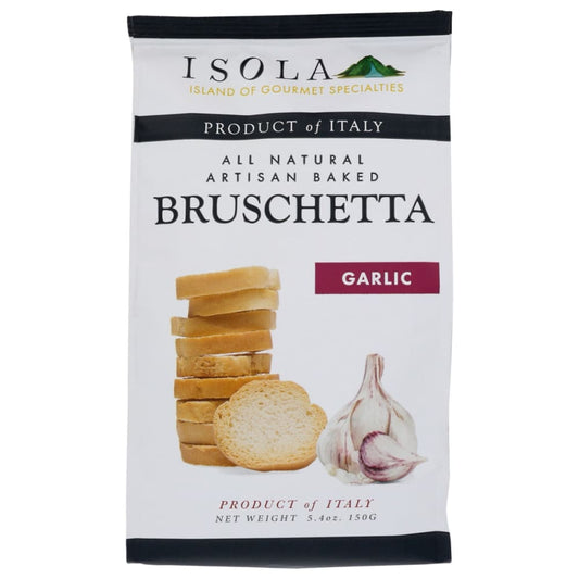 ISOLA SIGNATURE: Bruschetta Garlic 5.4 OZ (Pack of 5) - Grocery > Bread - ISOLA SIGNATURE