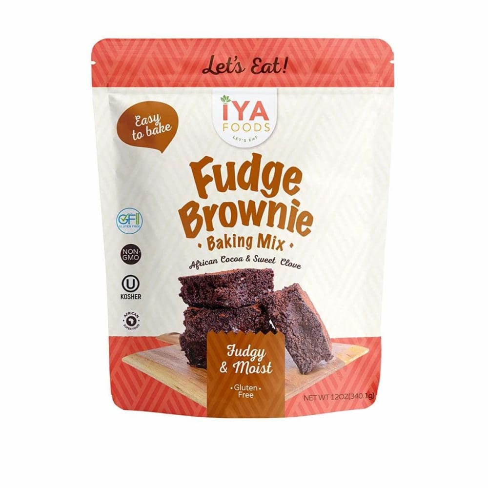 IYA FOODS Grocery > Cooking & Baking > Baking Ingredients IYA FOODS: Fudge Brownie Baking Mix, 12 oz