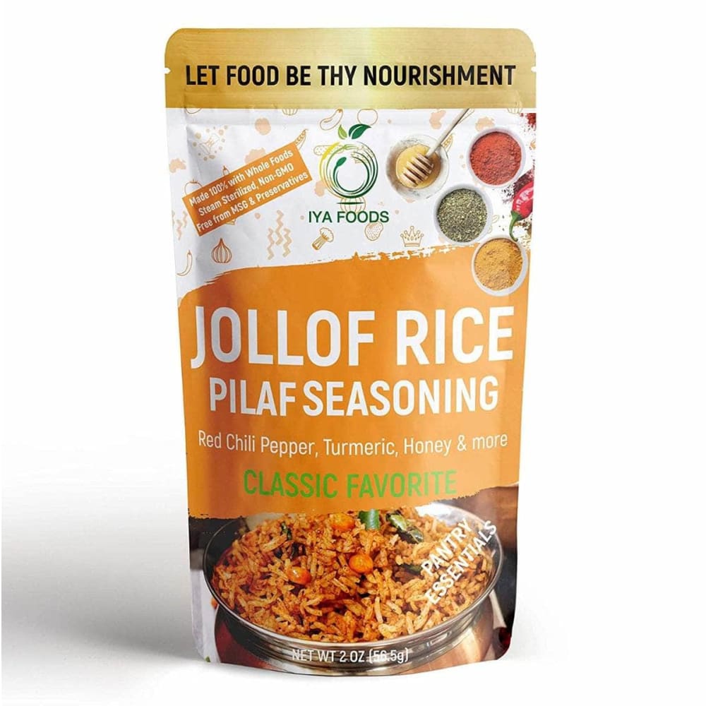 IYA FOODS LLC Grocery > Cooking & Baking > Seasonings IYA FOODS LLC: Jollof Rice Pilaf Seasoning, 2 oz