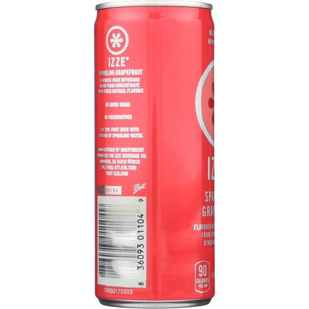 Izze Izze Beverage Sparkling Juice Grapefruit, 8.4 fl oz