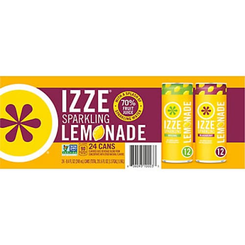 IZZE Sparkling Lemonade Variety Pack 24 pk./8.4 fl. oz. - Home/Grocery/Beverages/Juice/ - ShelHealth