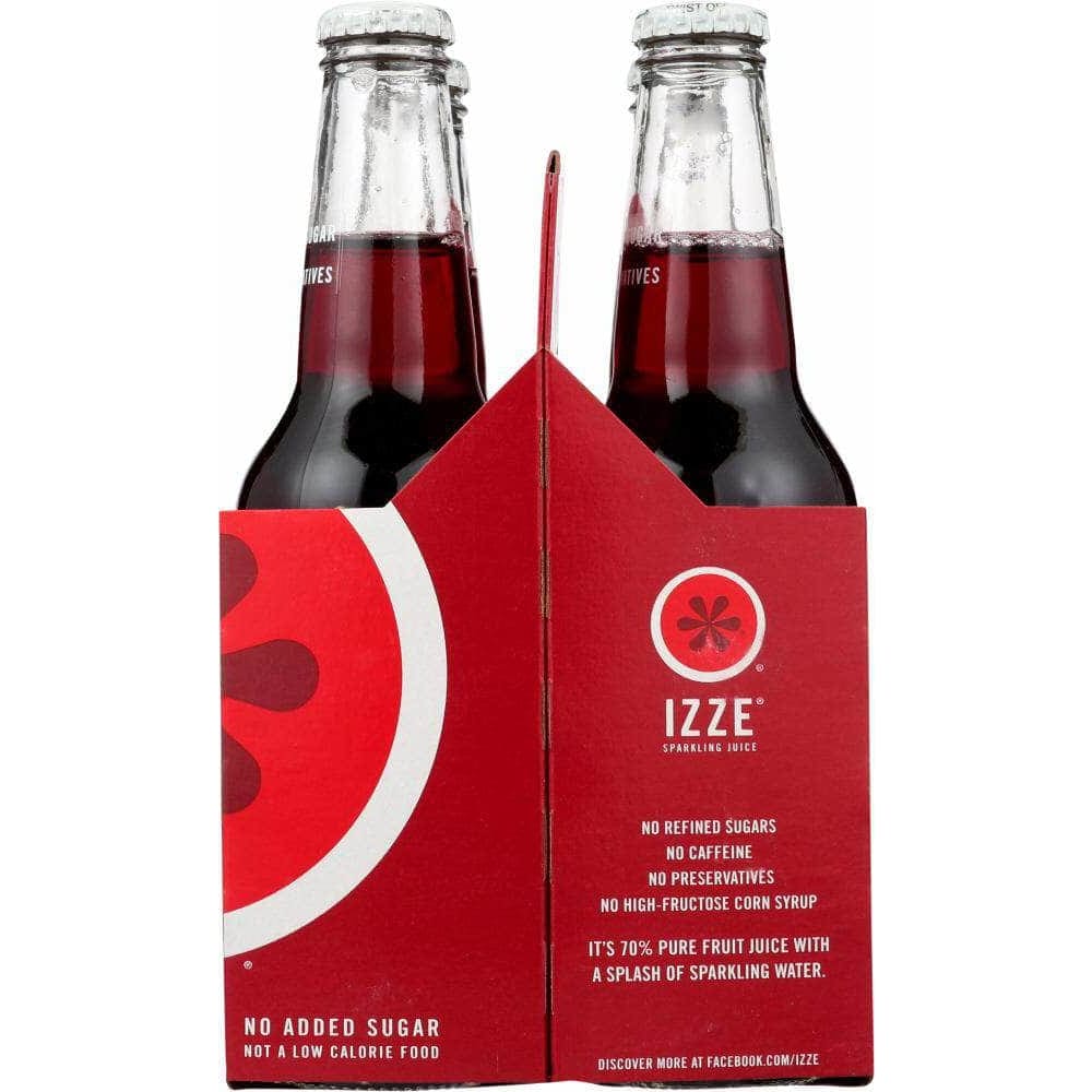 Izze Izze Sparkling Pomegranate Flavored Juice Beverage 4 Count, 48 oz