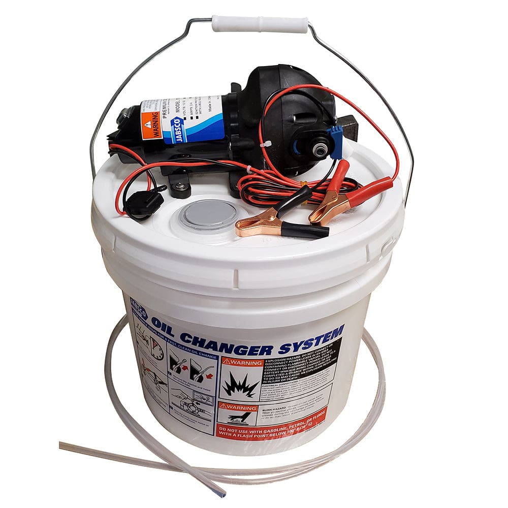 Jabsco DIY Oil Change System w/ Pump & 3.5 Gallon Bucket - Winterizing | Oil Change Systems - Jabsco