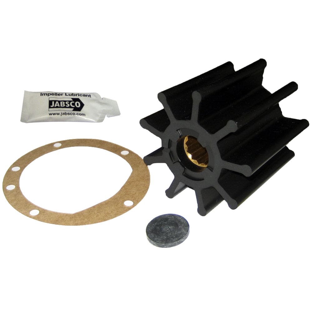 Jabsco Impeller Kit - 9 Blade - Nitrile - 3-3/ 4 Diameter x 3-1/ 2 W 1 Shaft Diameter - Marine Plumbing & Ventilation | Impellers - Jabsco