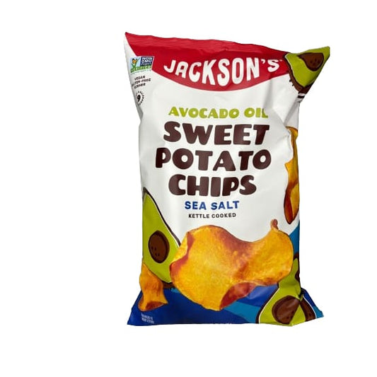 Jackson’s Avocado Oil Sweet Potato Chips Sea Salt Kettle Cooked 16 oz. - Jackson’s