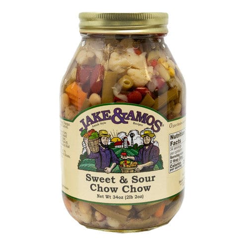 Jake & Amos J&A Chow Chow 34oz (Case of 12) - Misc/Pickled & Jarred Goods - Jake & Amos