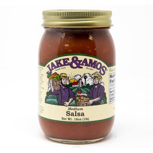 Jake & Amos J&A Medium Salsa 16oz (Case of 12) - Misc/Pickled & Jarred Goods - Jake & Amos