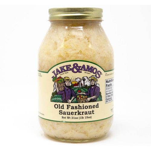 Jake & Amos J&A Old Fashioned Sauerkraut 31oz (Case of 12) - Misc/Pickled & Jarred Goods - Jake & Amos