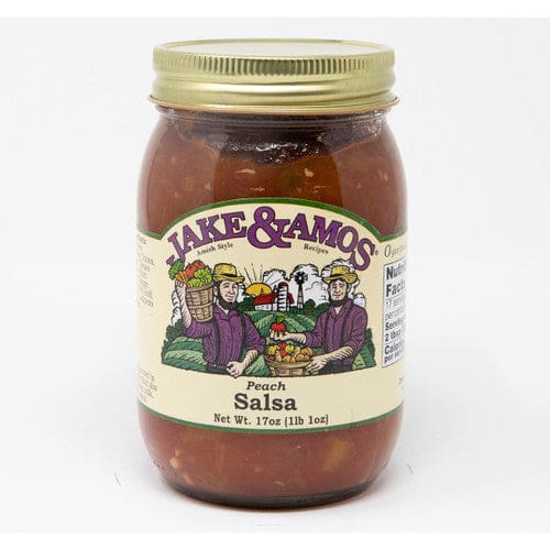 Jake & Amos J&A Peach Salsa 17oz (Case of 12) - Misc/Pickled & Jarred Goods - Jake & Amos