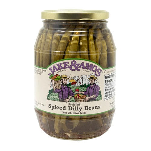 Jake & Amos J&A Pickled Spiced Dilly Beans 32oz (Case of 12) - Misc/Pickled & Jarred Goods - Jake & Amos