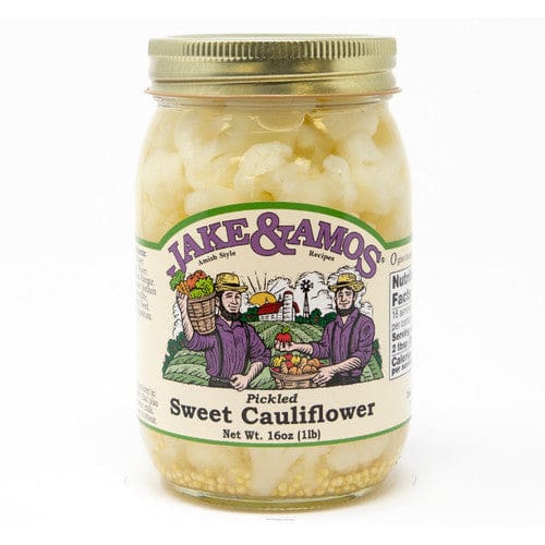 Jake & Amos J&A Pickled Sweet Cauliflower 16oz (Case of 12) - Misc/Pickled & Jarred Goods - Jake & Amos
