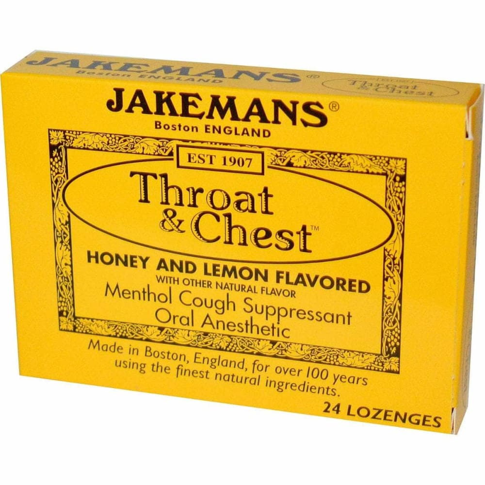 JAKEMANS Jakemans Lozenge Throat And Chest Honey And Lemon, 30 Pc