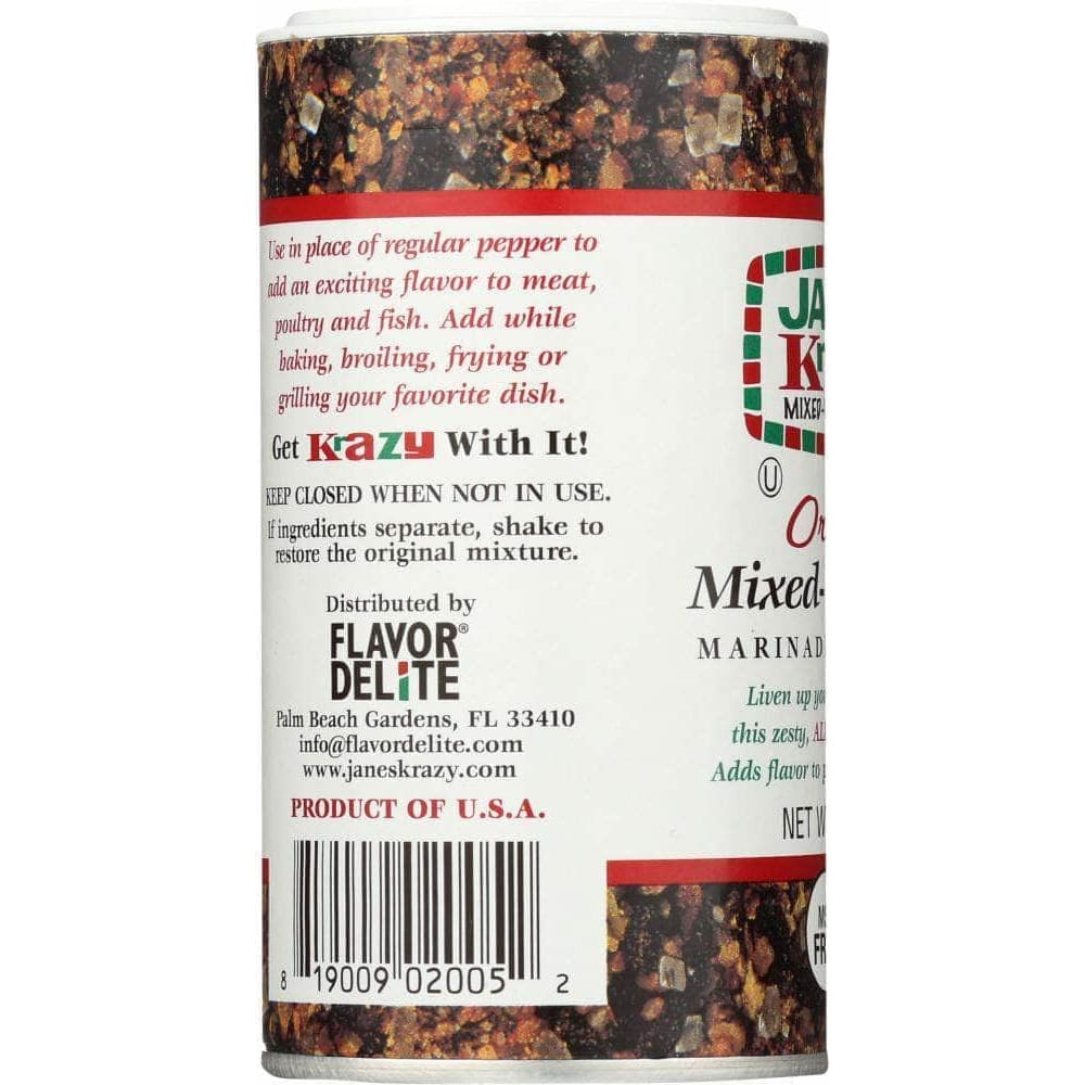 Janes Krazy Mixed-Up Seasonings Janes Pepper Krazy Mixed, 2.5 oz