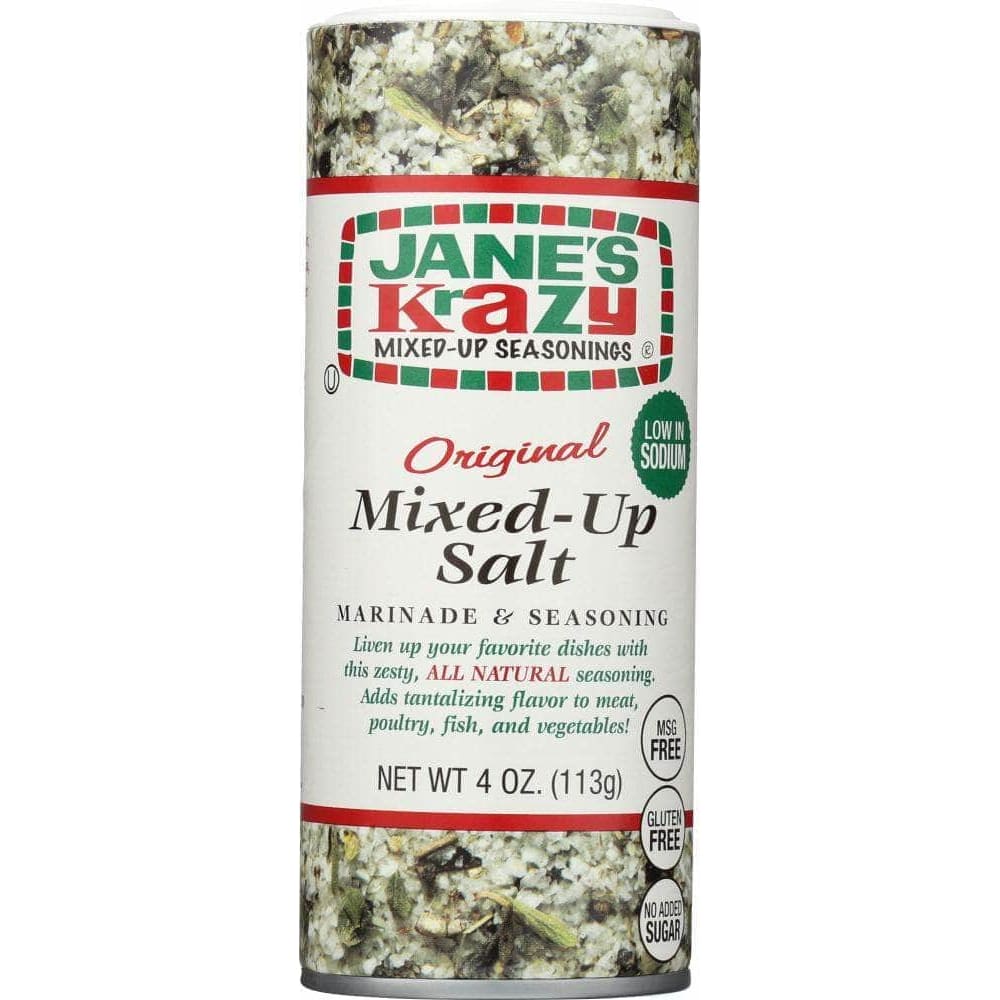 Janes Krazy Mixed-Up Seasonings Janes Salt Krazy Mixed up, 4 oz