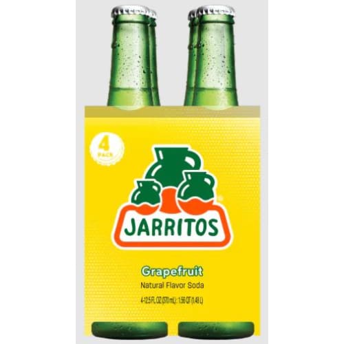 JARRITOS: Grapefruit Soda 4 Count 12.5 oz (Pack of 4) - Grocery > Beverages > Sodas - JARRITOS