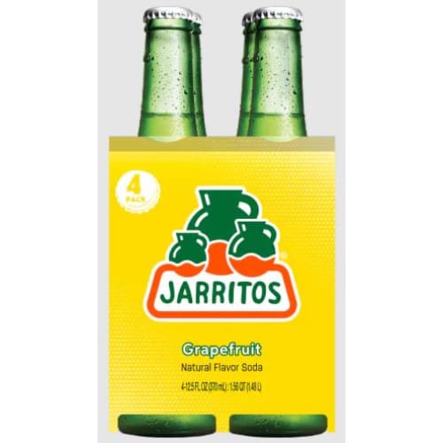 JARRITOS: Grapefruit Soda 4 Count 12.5 oz (Pack of 4) - Grocery > Beverages > Sodas - JARRITOS