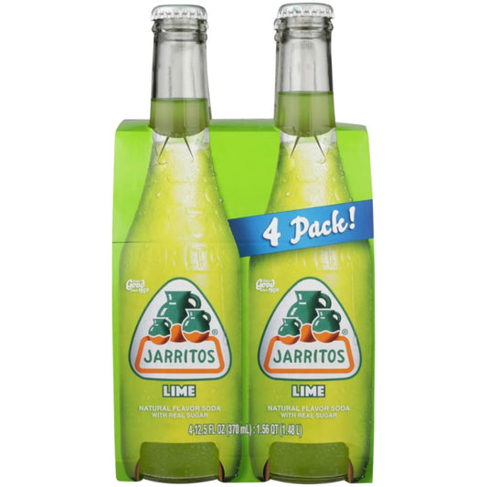 JARRITOS: Lime Soda 4 Count 12.5 oz (Pack of 4) - Grocery > Beverages > Sodas - JARRITOS