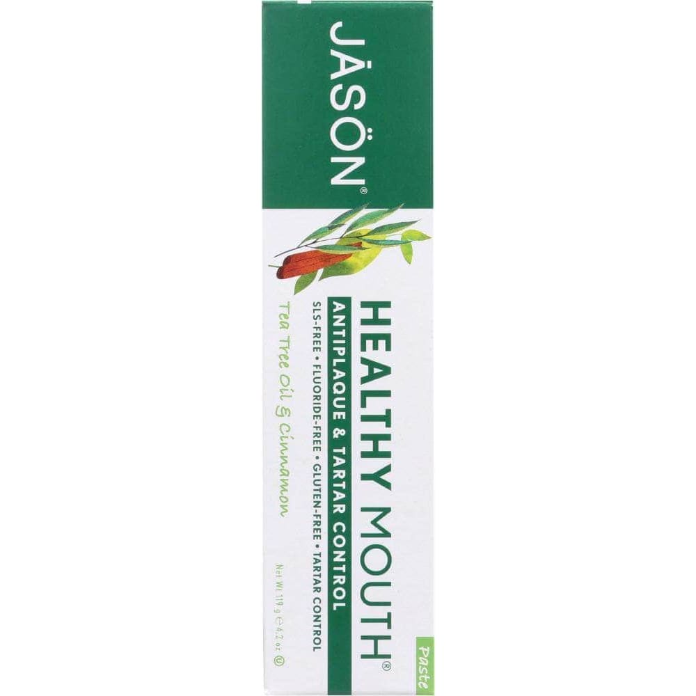 Jason Jason Antiplaque & Tartar Control Toothpaste Tea Tree Oil & Cinnamon, 4.2 oz