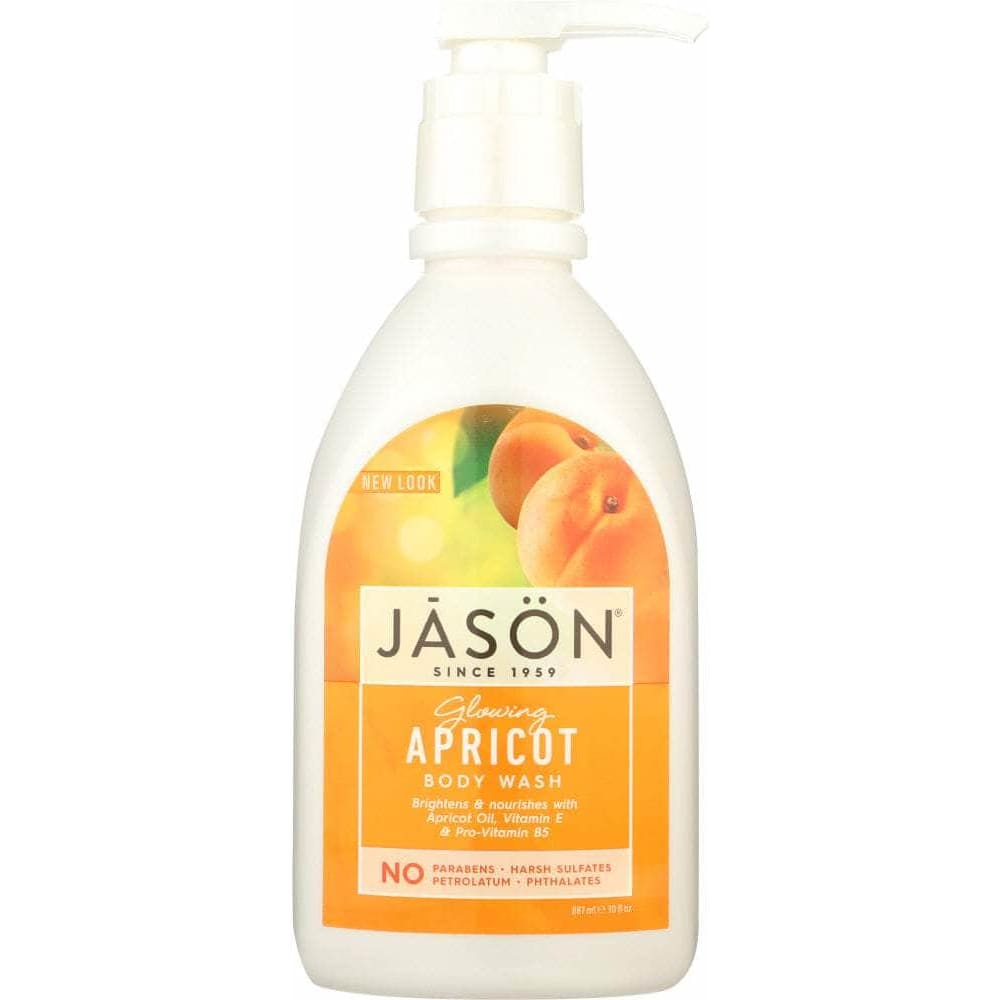 Jason Jason Body Wash Glowing Apricot, 30 oz